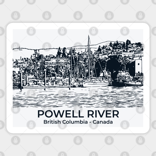 Powell River - British Columbia Magnet by Lakeric